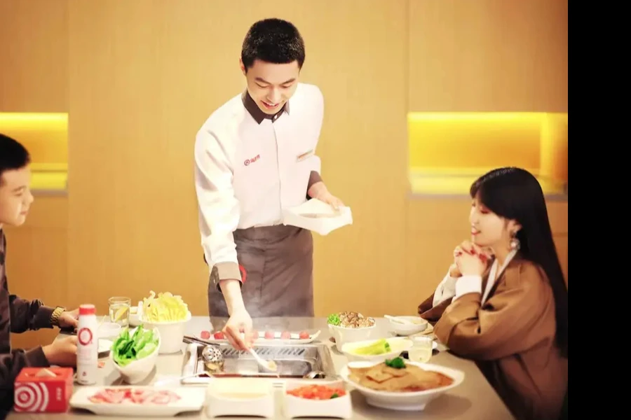 Enjoying a premium, personalized hot pot experience